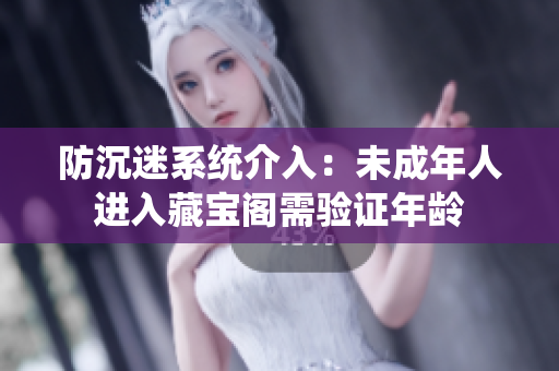 防沉迷系统介入：未成年人进入藏宝阁需验证年龄