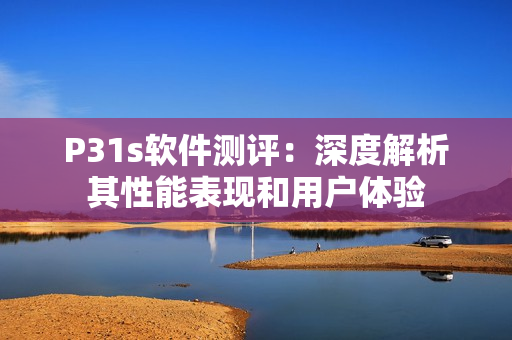 P31s软件测评：深度解析其性能表现和用户体验
