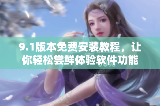 9.1版本免费安装教程，让你轻松尝鲜体验软件功能