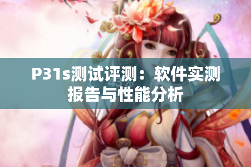 P31s测试评测：软件实测报告与性能分析