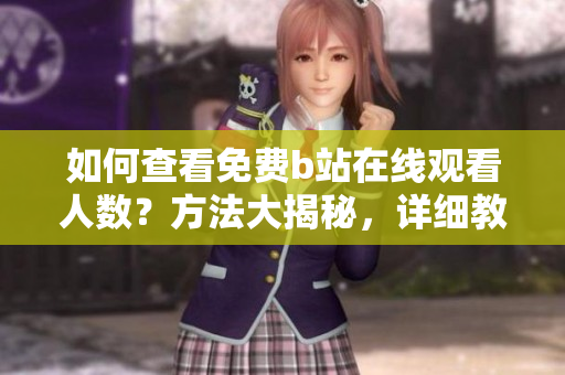 如何查看免费b站在线观看人数？方法大揭秘，详细教程揭秘