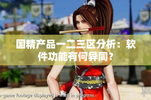 国精产品一二三区分析：软件功能有何异同？