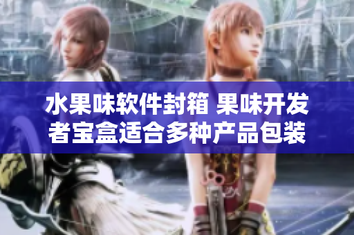 水果味软件封箱 果味开发者宝盒适合多种产品包装