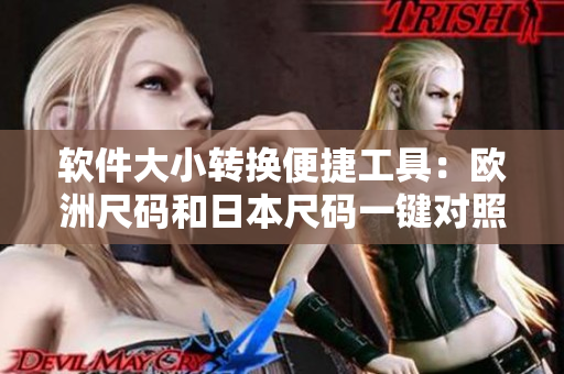 软件大小转换便捷工具：欧洲尺码和日本尺码一键对照