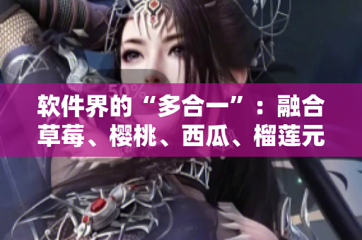 软件界的“多合一”：融合草莓、樱桃、西瓜、榴莲元素的通用包装盒