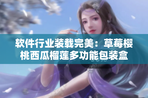 软件行业装载完美：草莓樱桃西瓜榴莲多功能包装盒