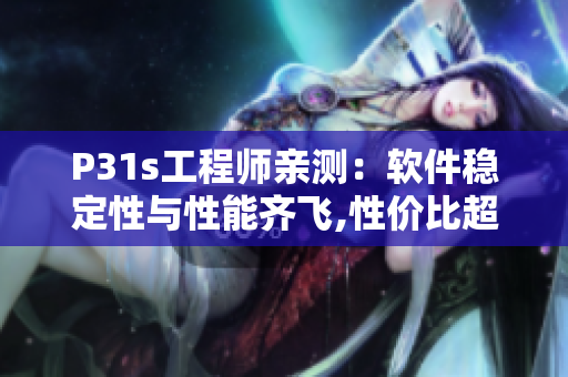 P31s工程师亲测：软件稳定性与性能齐飞,性价比超高!
