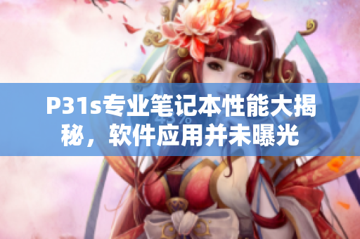 P31s专业笔记本性能大揭秘，软件应用并未曝光