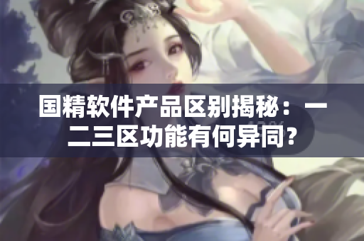 国精软件产品区别揭秘：一二三区功能有何异同？