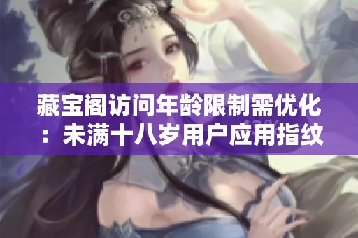 藏宝阁访问年龄限制需优化：未满十八岁用户应用指纹识别验证