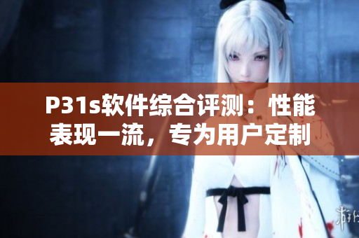 P31s软件综合评测：性能表现一流，专为用户定制