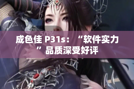 成色佳 P31s：“软件实力”品质深受好评