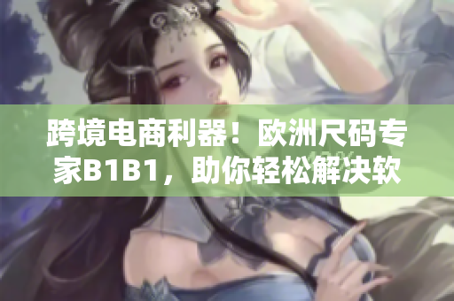 跨境电商利器！欧洲尺码专家B1B1，助你轻松解决软件尺码对接难题