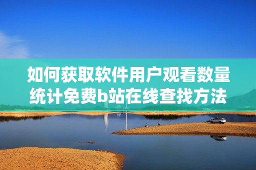 如何获取软件用户观看数量统计免费b站在线查找方法