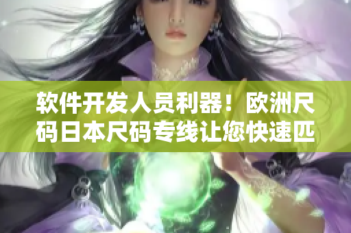 软件开发人员利器！欧洲尺码日本尺码专线让您快速匹配软件框架需求
