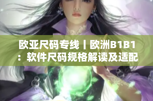欧亚尺码专线丨欧洲B1B1：软件尺码规格解读及适配指南
