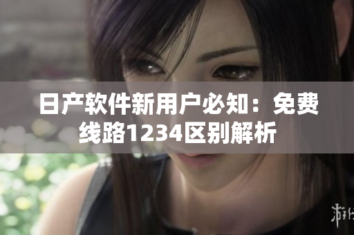 日产软件新用户必知：免费线路1234区别解析