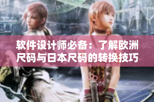 软件设计师必备：了解欧洲尺码与日本尺码的转换技巧