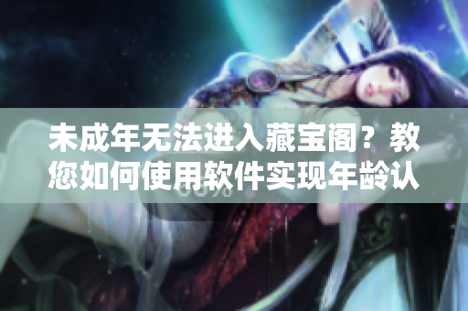 未成年无法进入藏宝阁？教您如何使用软件实现年龄认证功能