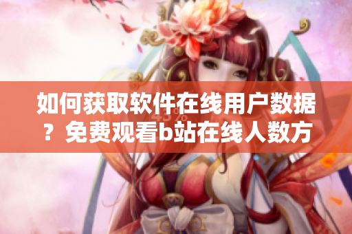 如何获取软件在线用户数据？免费观看b站在线人数方法大揭秘!