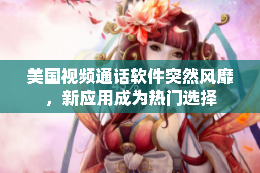 美国视频通话软件突然风靡，新应用成为热门选择