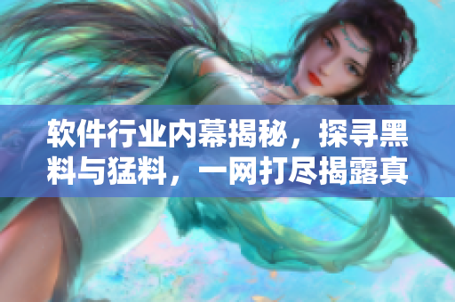 软件行业内幕揭秘，探寻黑料与猛料，一网打尽揭露真相！