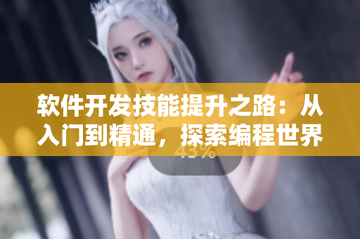 软件开发技能提升之路：从入门到精通，探索编程世界