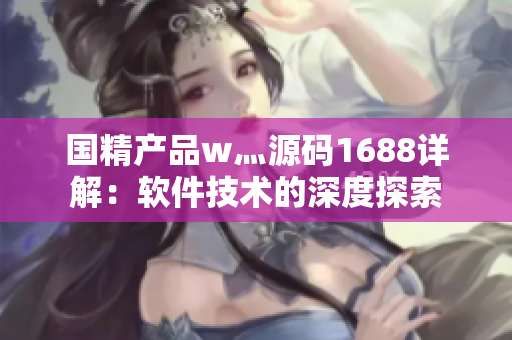 国精产品w灬源码1688详解：软件技术的深度探索