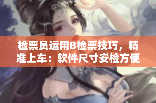 检票员运用B检票技巧，精准上车：软件尺寸安检方便实用