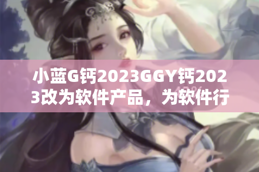 小蓝G钙2023GGY钙2023改为软件产品，为软件行业带来颠覆性革新