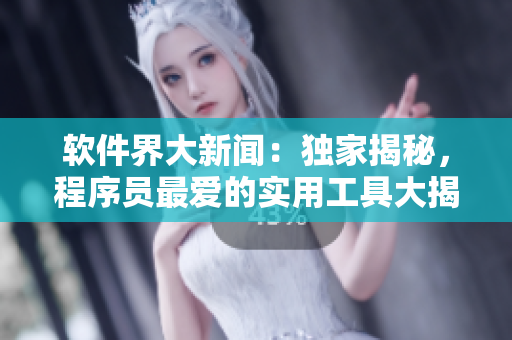 软件界大新闻：独家揭秘，程序员最爱的实用工具大揭露