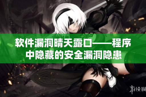 软件漏洞晴天露口——程序中隐藏的安全漏洞隐患