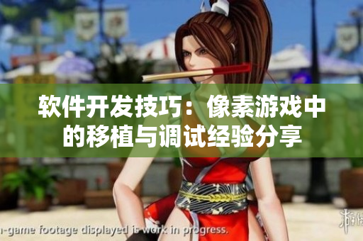 软件开发技巧：像素游戏中的移植与调试经验分享