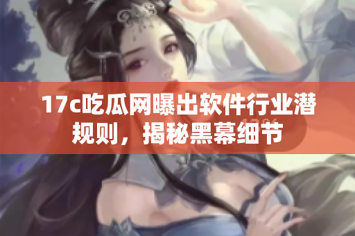 17c吃瓜网曝出软件行业潜规则，揭秘黑幕细节