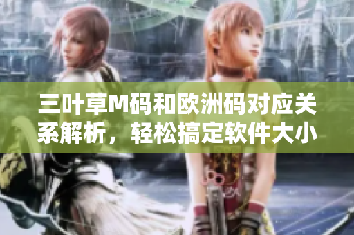 三叶草M码和欧洲码对应关系解析，轻松搞定软件大小尺码选择