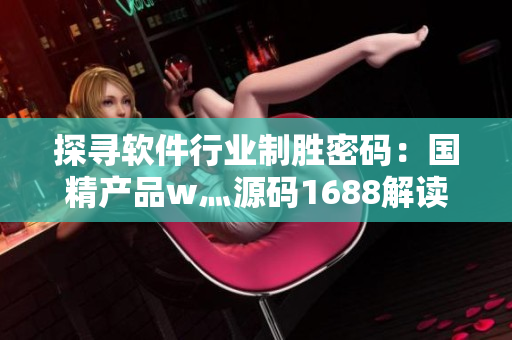 探寻软件行业制胜密码：国精产品w灬源码1688解读