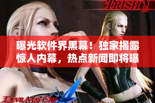 曝光软件界黑幕！独家揭露惊人内幕，热点新闻即将曝光，不容错过！