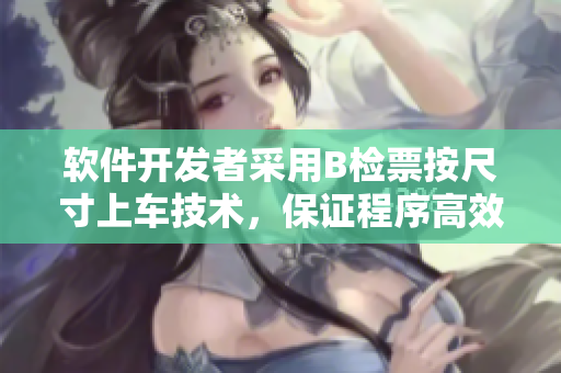 软件开发者采用B检票按尺寸上车技术，保证程序高效运行