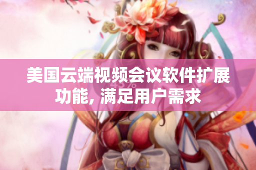 美国云端视频会议软件扩展功能, 满足用户需求