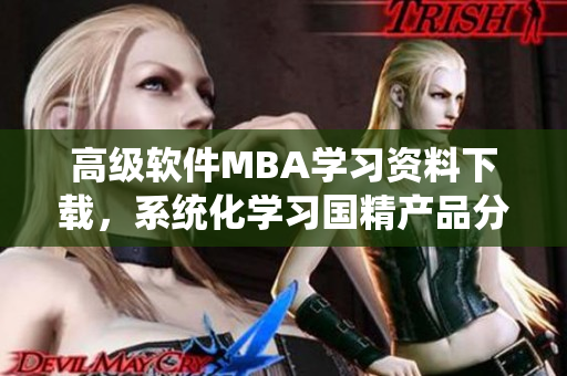 高级软件MBA学习资料下载，系统化学习国精产品分类与区域管理技能