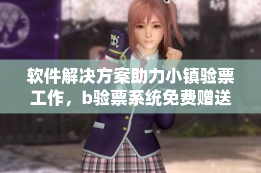 软件解决方案助力小镇验票工作，b验票系统免费赠送
