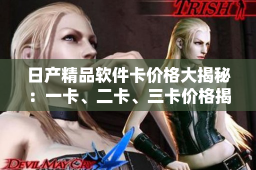 日产精品软件卡价格大揭秘：一卡、二卡、三卡价格揭晓