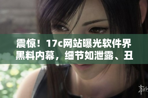 震惊！17c网站曝光软件界黑料内幕，细节如泄露、丑闻全曝光