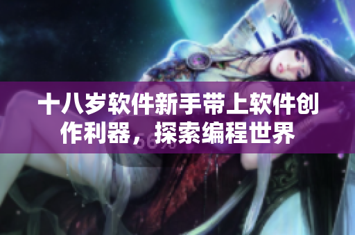 十八岁软件新手带上软件创作利器，探索编程世界