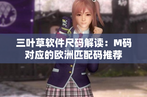 三叶草软件尺码解读：M码对应的欧洲匹配码推荐