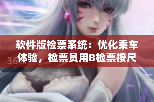 软件版检票系统：优化乘车体验，检票员用B检票按尺寸上车