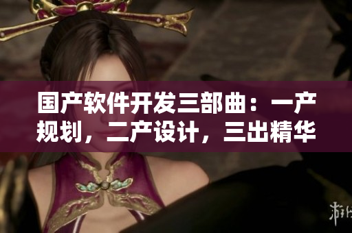国产软件开发三部曲：一产规划，二产设计，三出精华