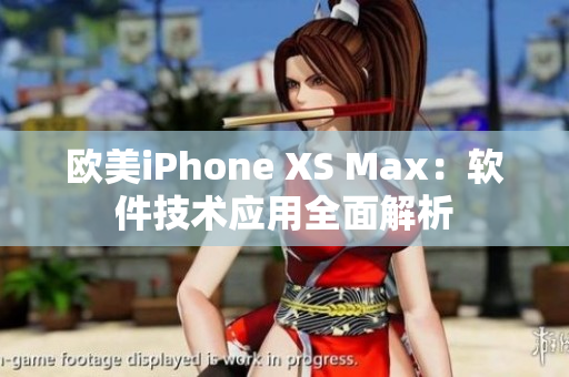 欧美iPhone XS Max：软件技术应用全面解析