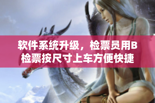 软件系统升级，检票员用B检票按尺寸上车方便快捷