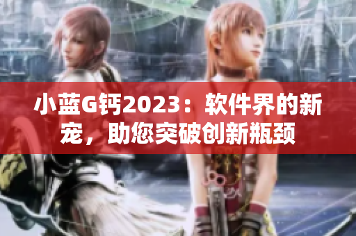 小蓝G钙2023：软件界的新宠，助您突破创新瓶颈